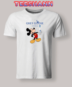 Tshirts Mickey Mouse Grey Goose Vodka