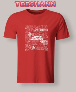 Tshirts arctic monkeys lyrics collage