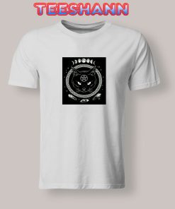 Tshirts Gothic Moon Phase Witchcraft Cat