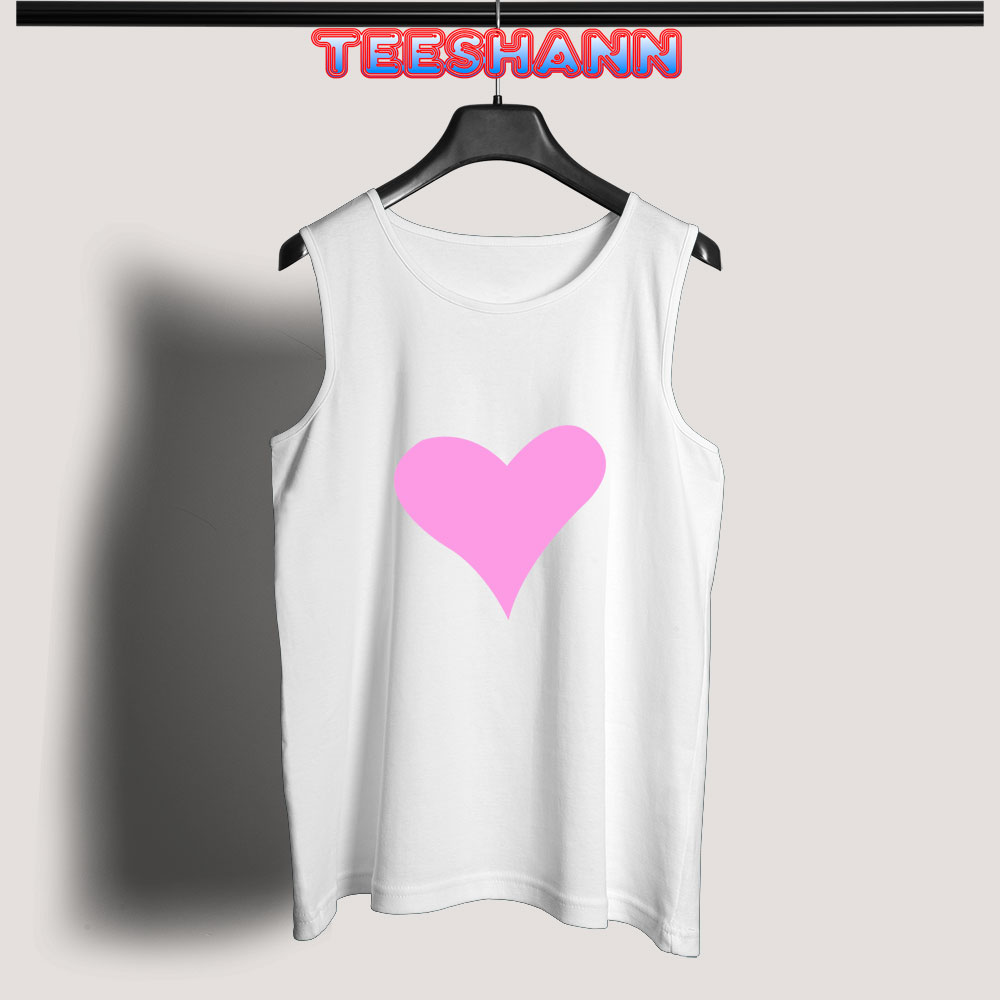 Tank Top Pink Heart. make Tank Top by Tees Teeshann
