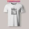 Tshirts Pure Black Nutritional Facts