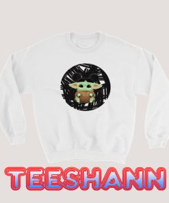 Disney Baby Yoda Mickey Hat Sweatshirt
