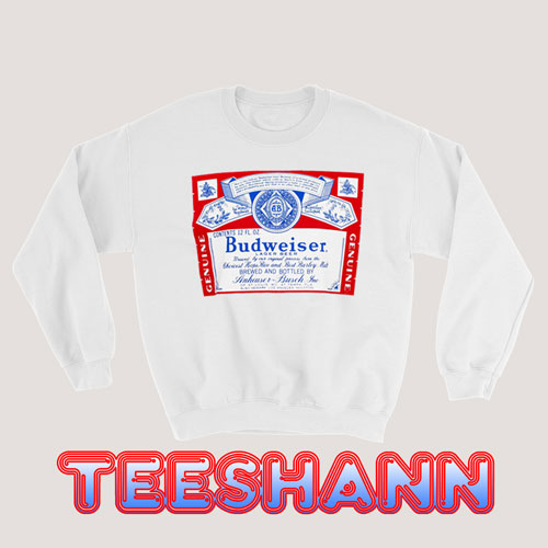 budweiser sweatshirt