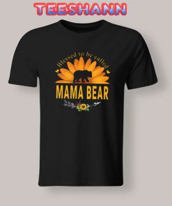 Mama Bear Sunflower T-Shirt
