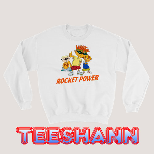 Rocket Power Cartoon Sweatshirt Nickelodeon Size S - 3XL