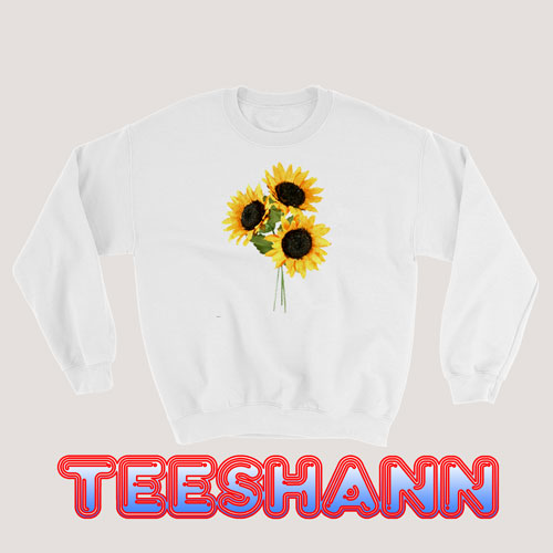 Sunflower Summer Day Sweatshirt Botanical Tee Size S - 3XL