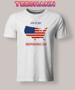 4th of July US Flag T-Shirt Independence Day Size S - 3XL