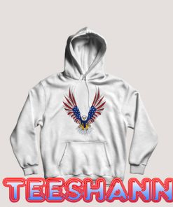 4th Of July Eagle Hoodie Graphic Tee Size S - 3XL