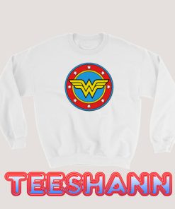 Wonder Woman Old Logo Sweatshirt Marvel Tee Size S - 3XL