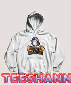 Beer Drinking Ben Drankin Hoodie 4th Of July Size S - 3XL
