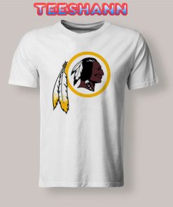 Gold Redskins Graphic T-Shirt Washington Size S - 3XL