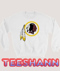 Gold Redskins Graphic Sweatshirt Washington Size S - 3XL