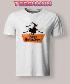 Scary Happy Halloween T-Shirt Witch Size S - 3XL