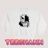 Naruto and Sasuke Fight Sweatshirt Anime Size S - 3XL