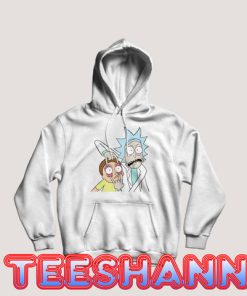 Rick And Morty Look Hoodie Meme Cartoon Size S - 3XL