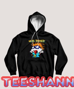 Vintage 90s Rugrats Chuckie Hoodie Graphic Size S - 3XL