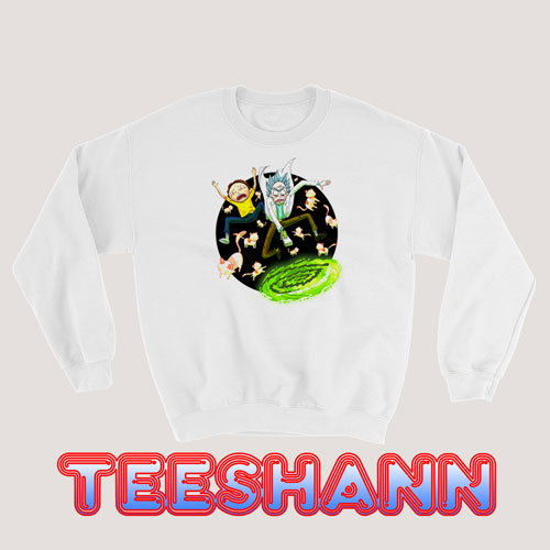 Rick And Morty Fly Sweatshirt Cartoon Network Size S - 3XL