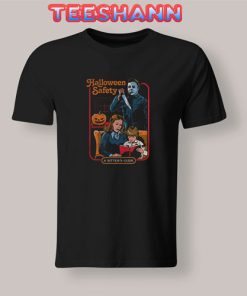 Halloween Safety T-Shirt Michael Myers Size S - 3XL