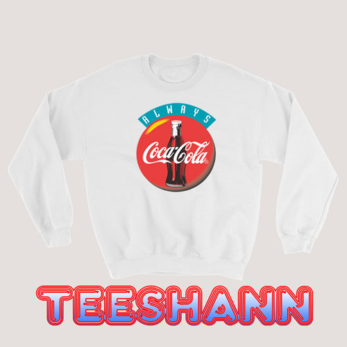 90s Always Coca Cola Sweatshirt Vintage Tee Size S - 3XL