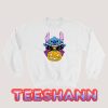 Stitch And Pumpkin Halloween Sweatshirt Scary Size S - 3XL