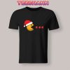 Pac Man Christmas T-Shirt Unisex Adult Size S - 3XL