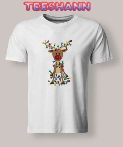 Adorable Reindeer Christmas T-Shirt Unisex Adult Size S - 3XL