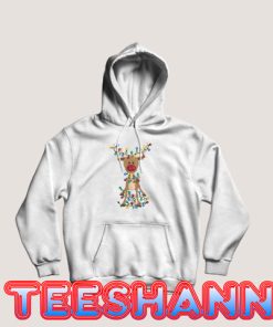 Adorable Reindeer Christmas Hoodie Unisex Size S - 3XL