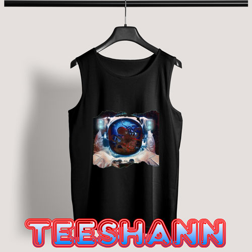 Astronaut Space Octopus Tank Top Adult Size S - 3XL