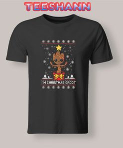 Christmas Groot Graphic T-Shirt Unisex Adult Size S - 3XL