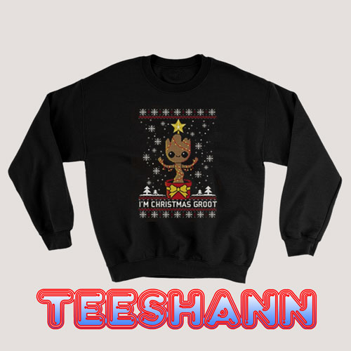 Christmas Groot Graphic Sweatshirt Adult Size S - 3XL