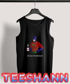 Batman Merry Christmas Tank Top Adult Size S - 3XL