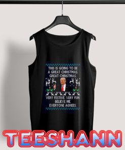 Funny Trump Christmas Tank Top Unisex Size S - 3XL