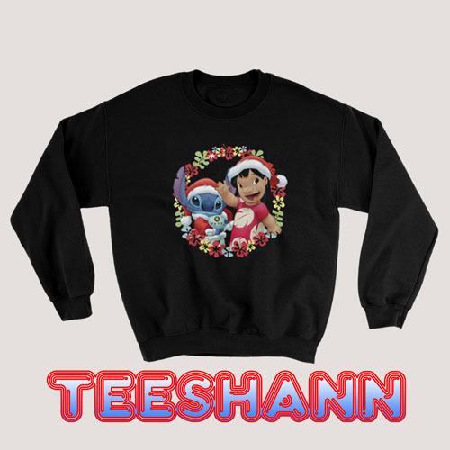 Lilo And Stitch Christmas Sweatshirt Adult Size S - 3XL
