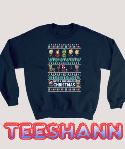 Cute Marvel Christmas Sweatshirt Adult Size S - 3XL