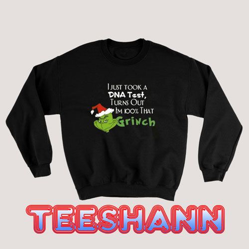 Test Grinch Christmas Sweatshirt Adult Size S - 3XL