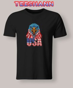 Eagle-Head-America-Flag-T-Shirt