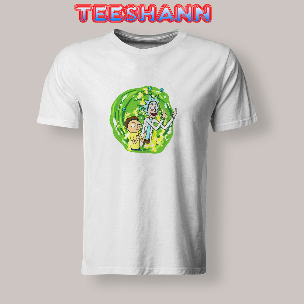 Rick and Morty T-Shirt Funny Rick and Morty IT Unisex Cotton Size S-3XL