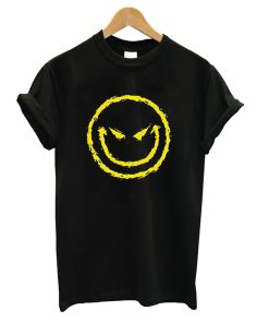 Evil Smile Face Graphic Novelty Sarcastic Funny T Shirt