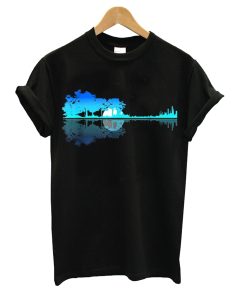 Guitar Lake Shadow Love Guitar Musician T-Shirt