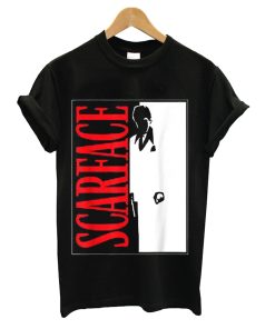 Scarface Black and White Movie Poster Graphic T-Shirt